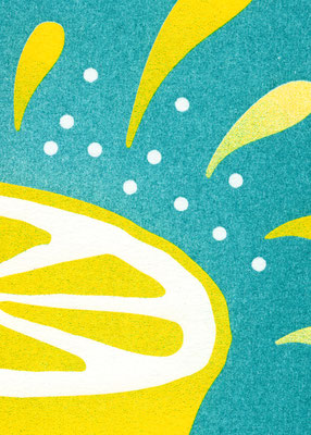 Farben: light teal / yellow