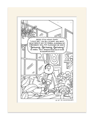 Originalzeichnung "Lovely Day"