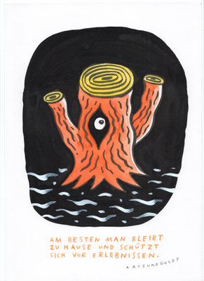 Originalzeichnung "Erlebnisse"