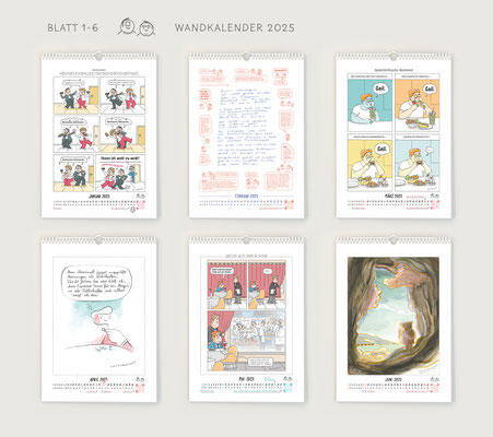 Katz & Goldt-Wandkalender 2025