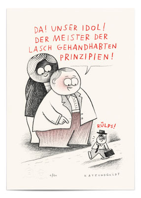 Risographie "Unser Idol"