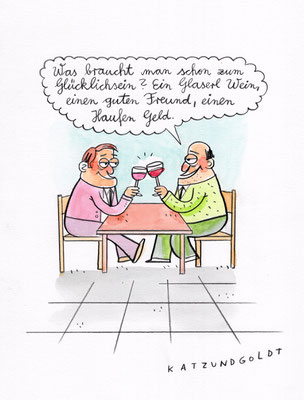Originalzeichnung "Glücksformel"
