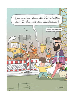 Leinwanddruck "Arbeiten"
