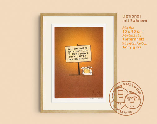 Optional mit Rahmen
