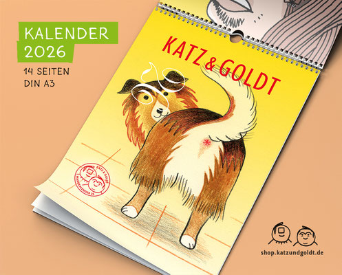 Katz & Goldt-Wandkalender 2026