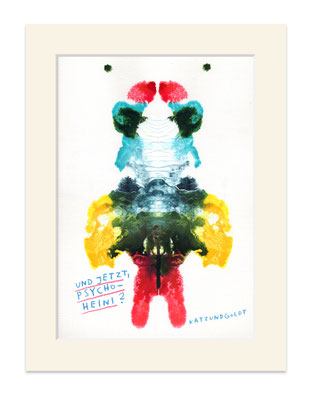 Originalzeichnung "Und jetzt, Psychoheini?