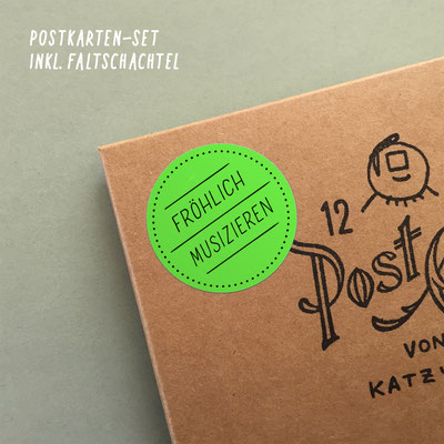 Postkarten-Set "Fröhlich musizieren"