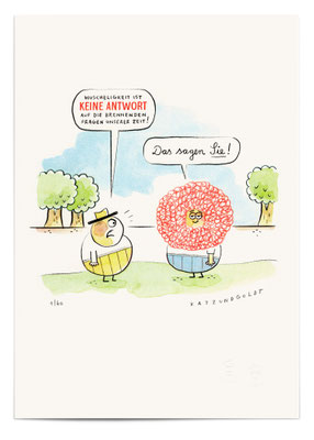 Risographie "Wuscheligkeit"