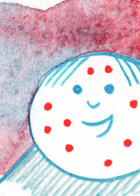 Farben: blue / bright red / mint