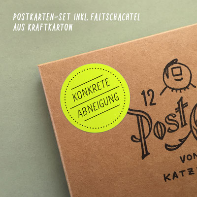 Postkarten-Set "Konkrete Abneigung"