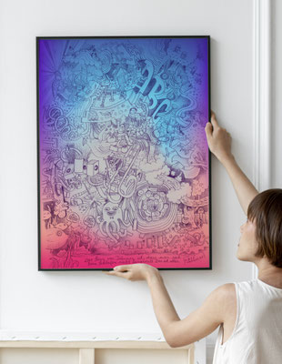 Im Raum – Variante "Farbverlauf"