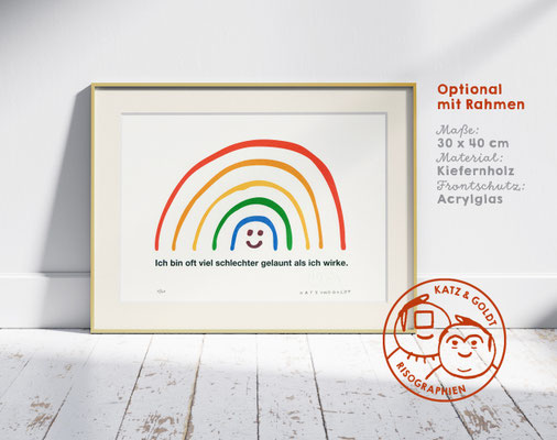 Optional mit Rahmen