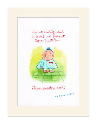  Originalzeichnung "Top aufgestellt"