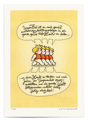 Risographie "Unser Ziel"