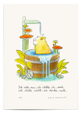 Risographie "Chillen"