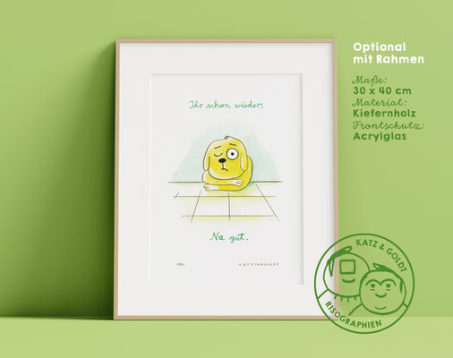 Optional mit Rahmen