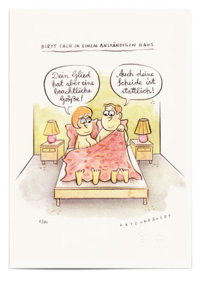 Risographie "Dirty Talk" (A4, signiert)