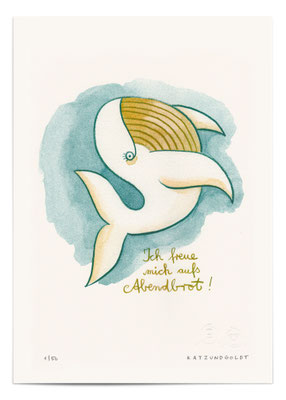 Risographie "Abendbrot"