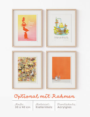 Optional mit Rahmen