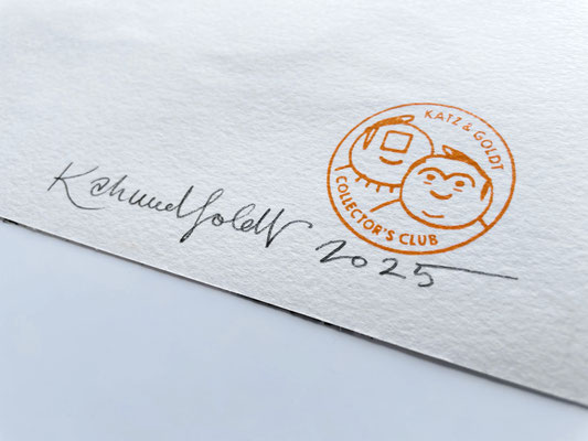 Signatur, Stempel – Rückseite "Ohne Titel #4"