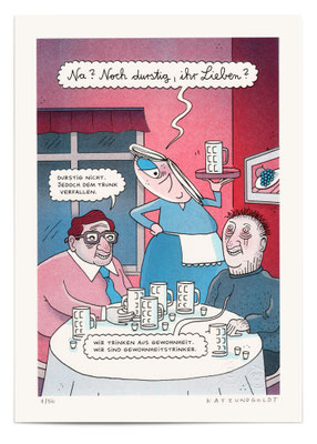 Risographie "Trinker"