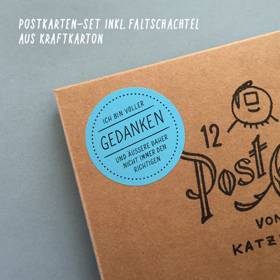 Postkarten-Set "Gedanken"