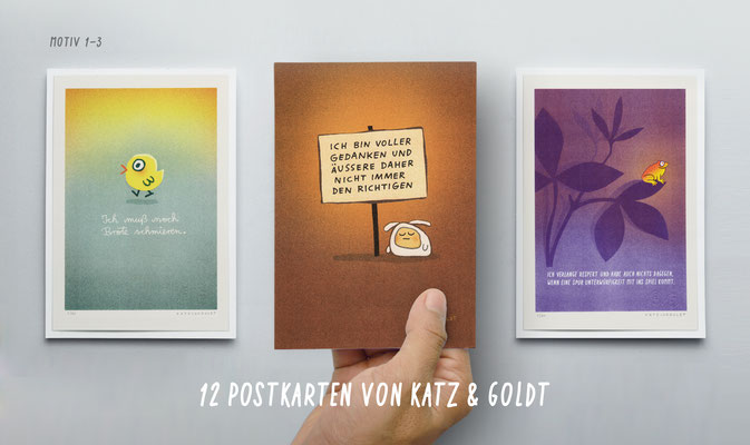 Postkarten-Set "Gedanken"