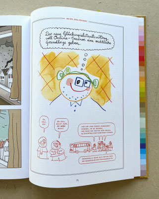 Originalseite  –  Seite 75  –  aus dem Katz & Goldt-Buch "Väter im Türspalt" (2022)