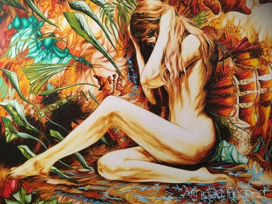 La chair et le sang - dimensions 40F (100 x 81)