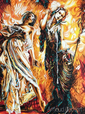 Le yin et le yang - dimensions 30M (92 x 60)