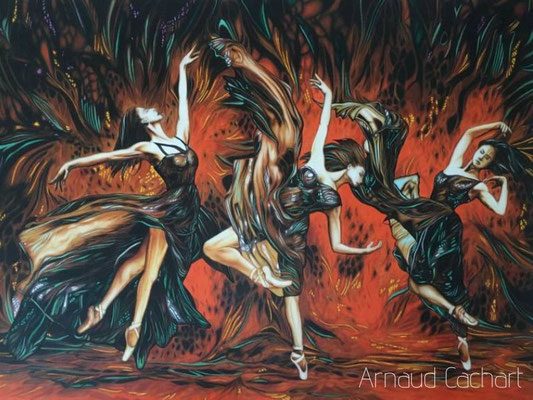 Les corybantes insoumises - dimensions 40P (100 x 73)