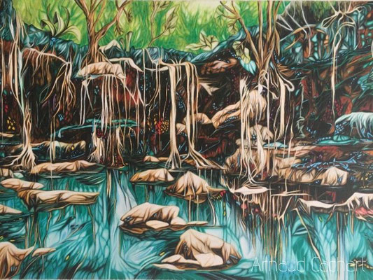 Le cénote enchanté - dimensions 30P (92x65)