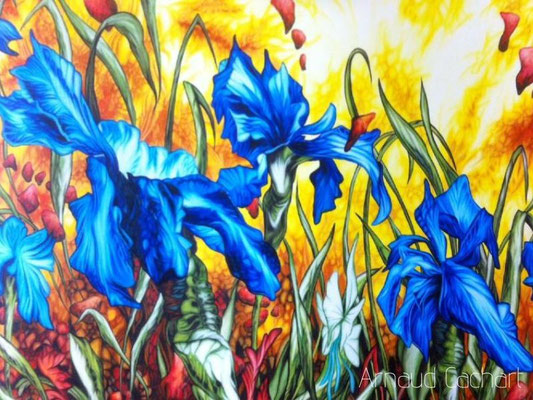 Les mots bleus - dimensions 30P (92 x 65)