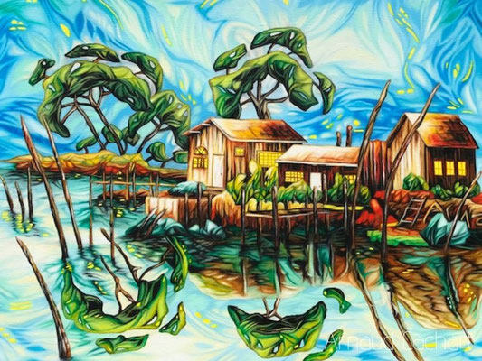 Doux crépuscule - dimensions 12F (61x50)