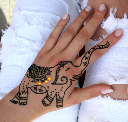 henna elefant