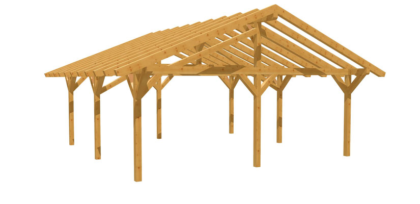 Holzgarage selber bauen