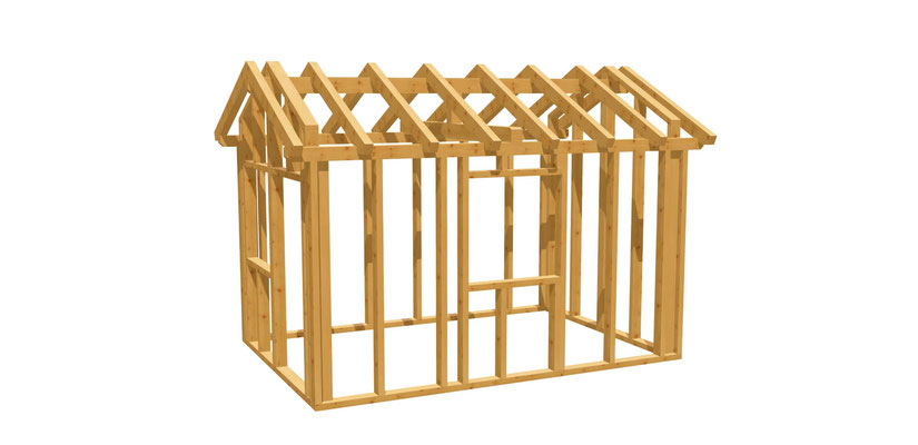 Holzhütte selber bauen
