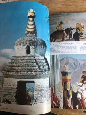 The National Geographic Magazine de Julio de 1955, fuente de inspiración utilizada para la creación de Tibet