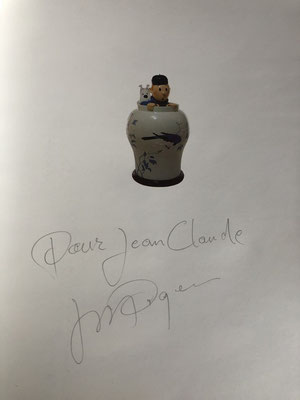 Pigeon, Sculptures de bande dessinee firmado JM Pigeon