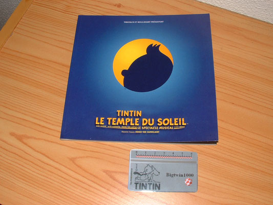 Libreto musical Tintin Le Temple du soleil