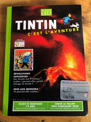 Tintin c'est l'aventure GEO Nº 9