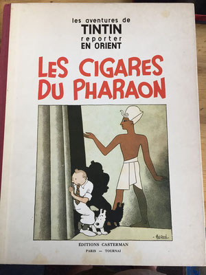 Facsimil b/n edición 1934 Los cigarros del Faraón
