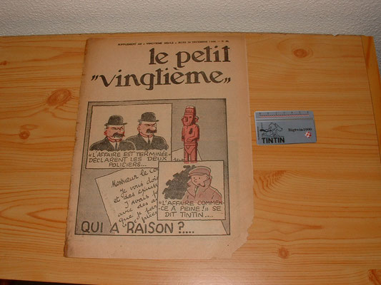 Le Petit Vingtieme Nº51 Diciembre 1935 contiene Oreja