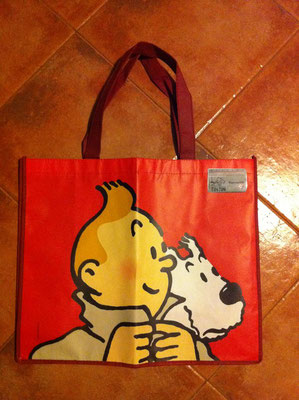Bolsa pvc roja Tintin
