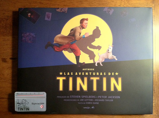 Artbook pelicula Las aventuras Tintin Spielberg
