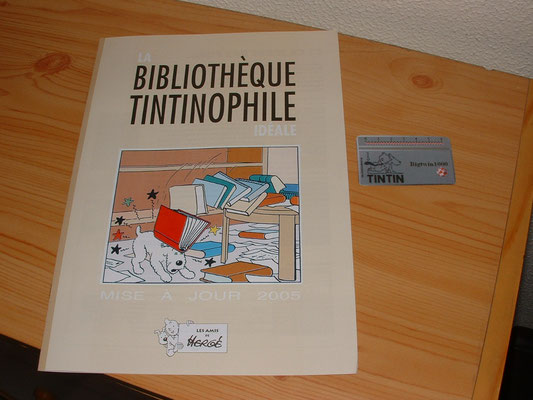 Revista asociación LADH Hors serie Bibliotheque tintinophile