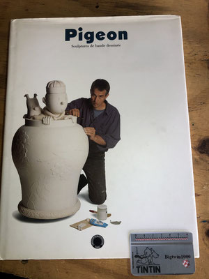 Pigeon, Sculptures de bande dessinee