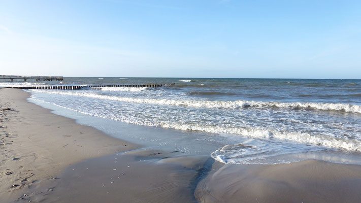 Strand an der Seebrücke
