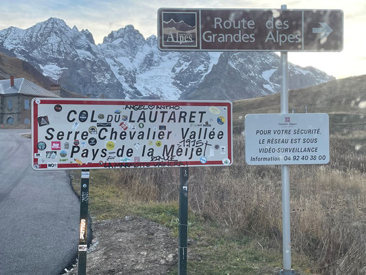 Col du Lautaret - wo wir ja auf über 2000 müM übernachtet haben