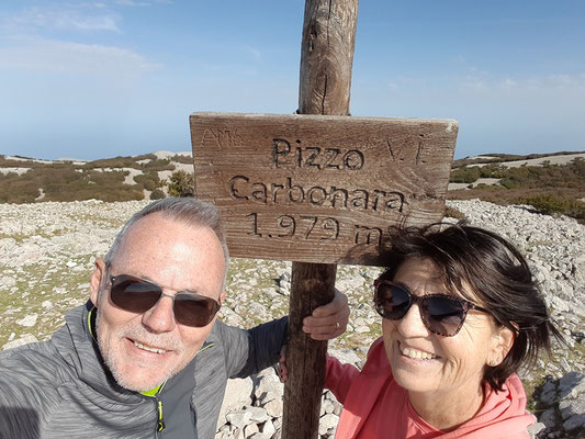 der Pizzo Carbonara mit 1979 m der zweithöchste Berg von Sizilien.